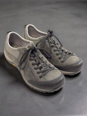 Dansko Women’s Paisley Waterproof Athletic Gray Suede Sneakers